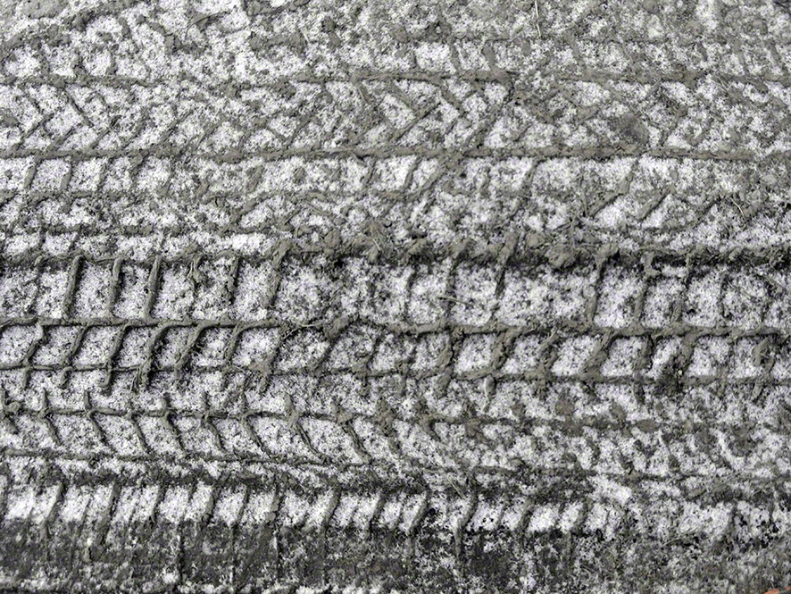 Frost Bodenspuren