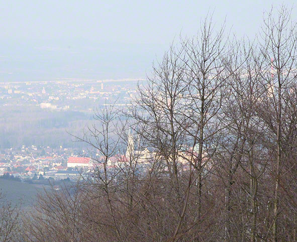 Wienerwald, Blick auf Klosterneuburg