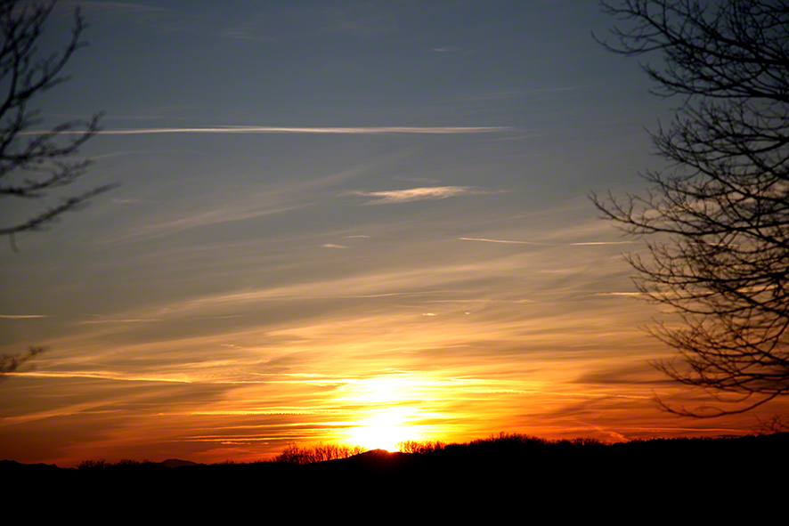 Wienerwald - Sonnenuntergang